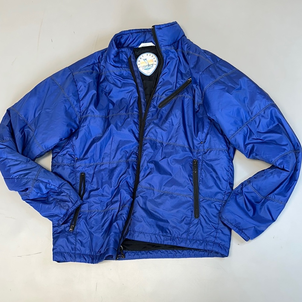 Tommy Bahama Blue Windbreaker Lightweight Sporty Jacket